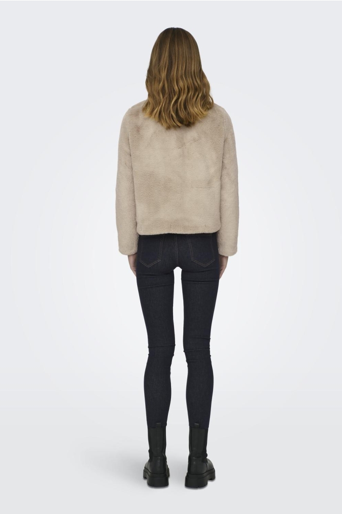 ONLNEWVIDA FAUX FUR JACKET CC OTW 15295423 HUMUS